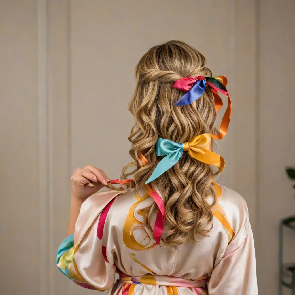 Jak zakręcić włosy na pasek od szlafroka? Prosty trik