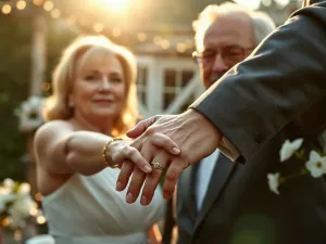 Romantyczna kolacja w ogrodzie przy winie i różach, idealna na świętowanie 10. rocznicy ślubu w eleganckim stylu.